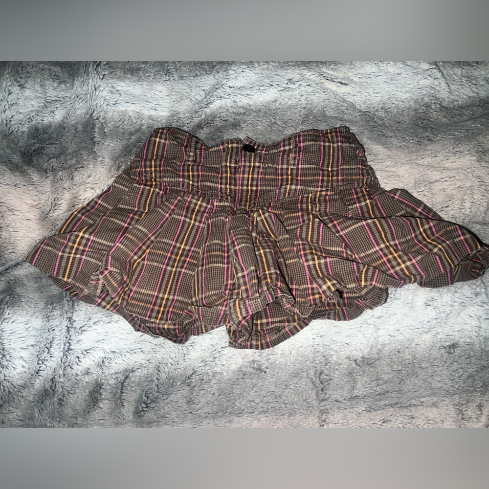 The Children's Place Brown Plaid Skirt